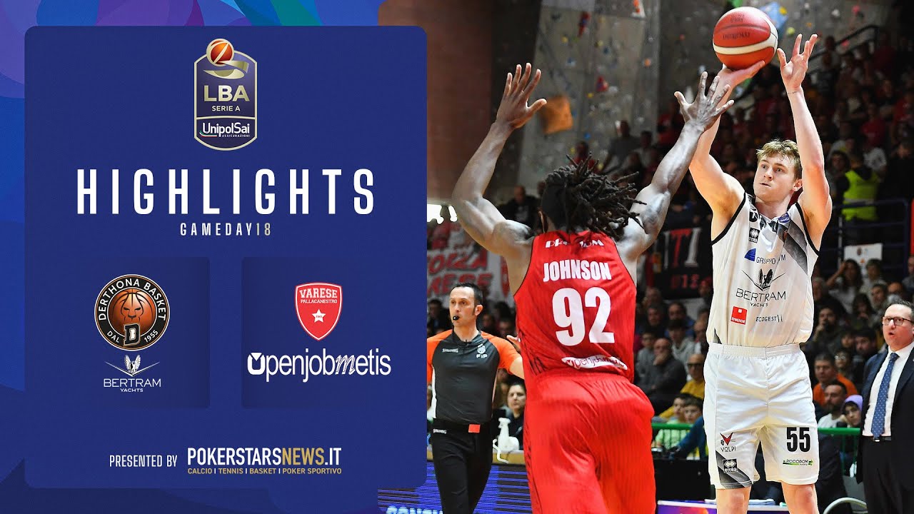 Highlights: Derthona Tortona vs. Varese | Serie A UnipolSai 2022/23 π