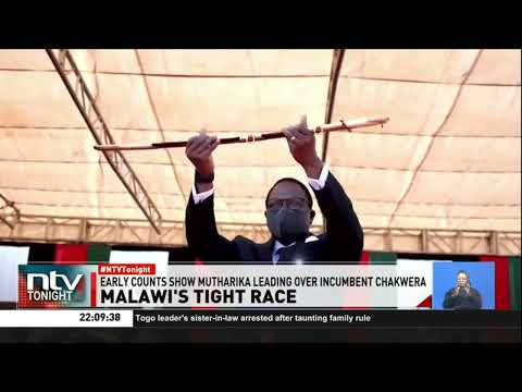 Malawi's Tight Race: Early count show Mutharika leading over incumbent Chakwera
