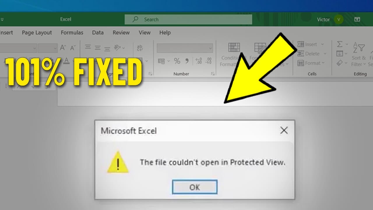 Fix 'File Can't Open in Protected View' Error in Excel Easily 🔧