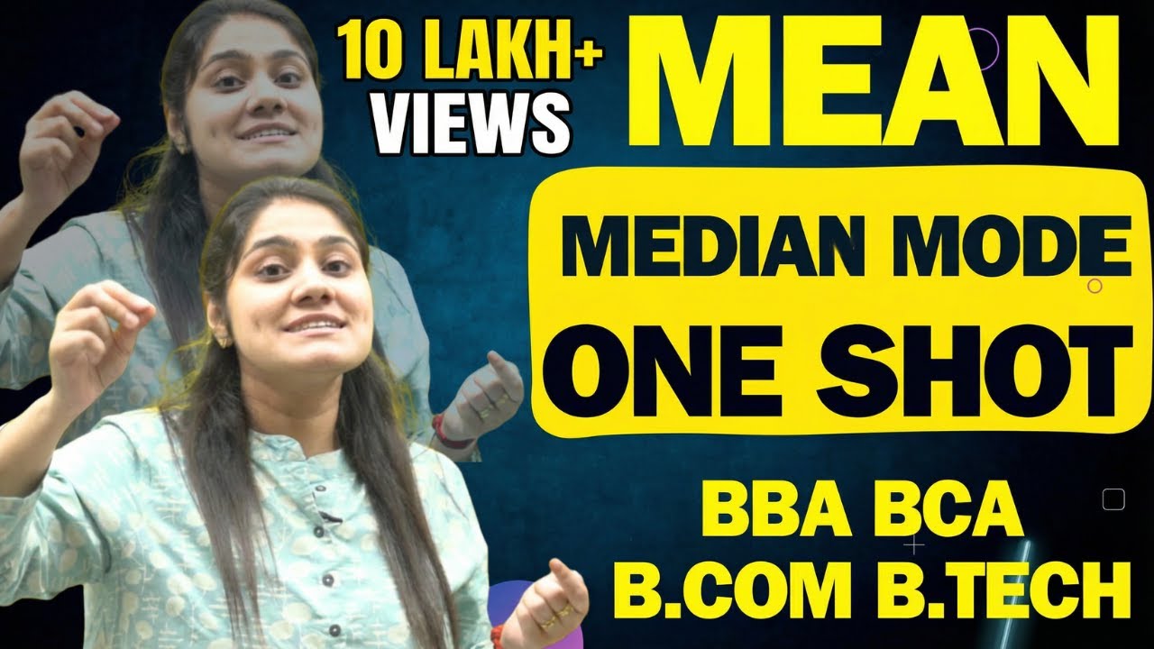 Mean, Mode, and Median Explained in One Shot | Business & Academic Statistics