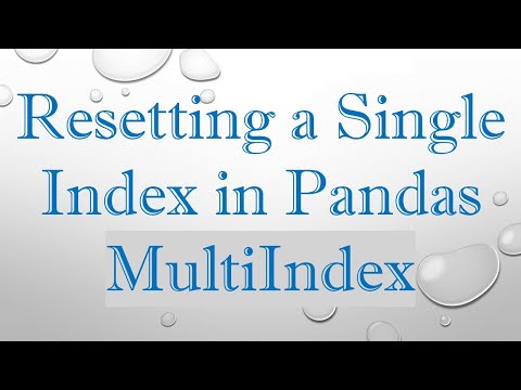 How to Reset a Single Level in a Pandas MultiIndex DataFrame ๐งน