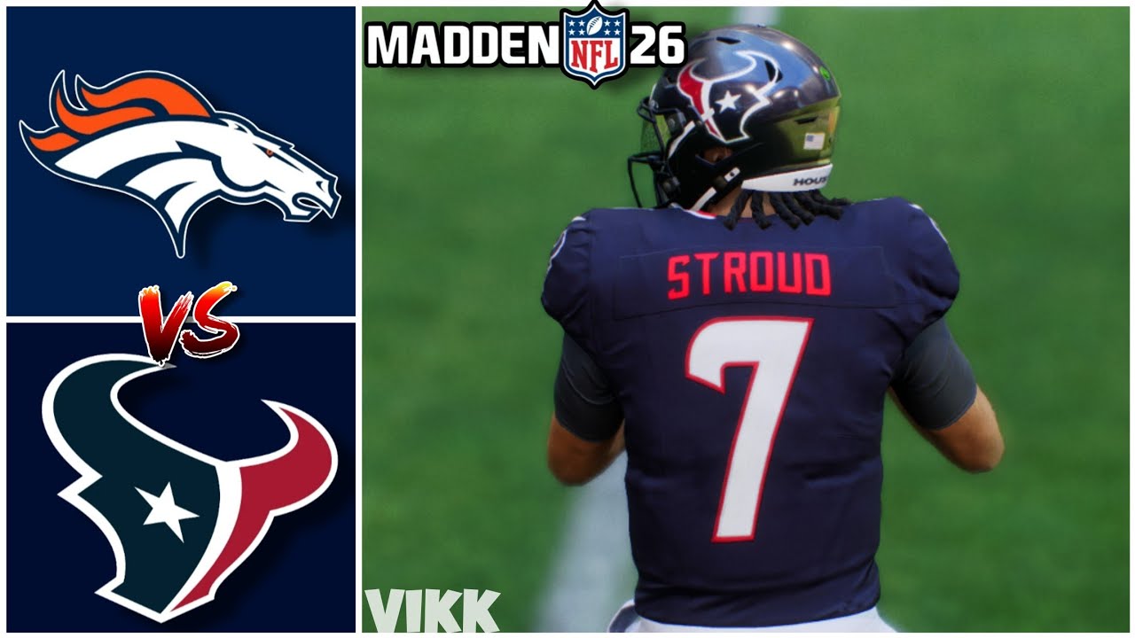 Epic Madden 26 Simulation: Broncos vs Texans Week 9 🏈