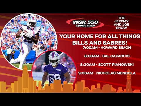 The Jeremy and Joe Show Live! | August 15th 2025 | WGR SportsRadio550