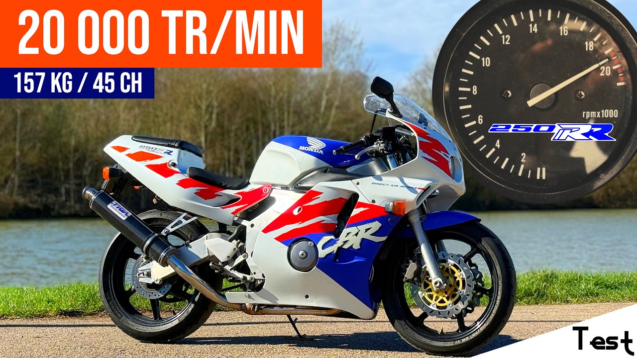 Test de la Honda CBR 250 RR MC22 1992 sur route 🏍️