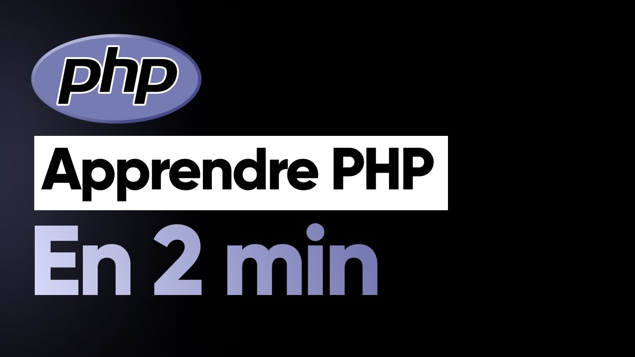 Apprendre PHP en 2 min (2023) 🚀