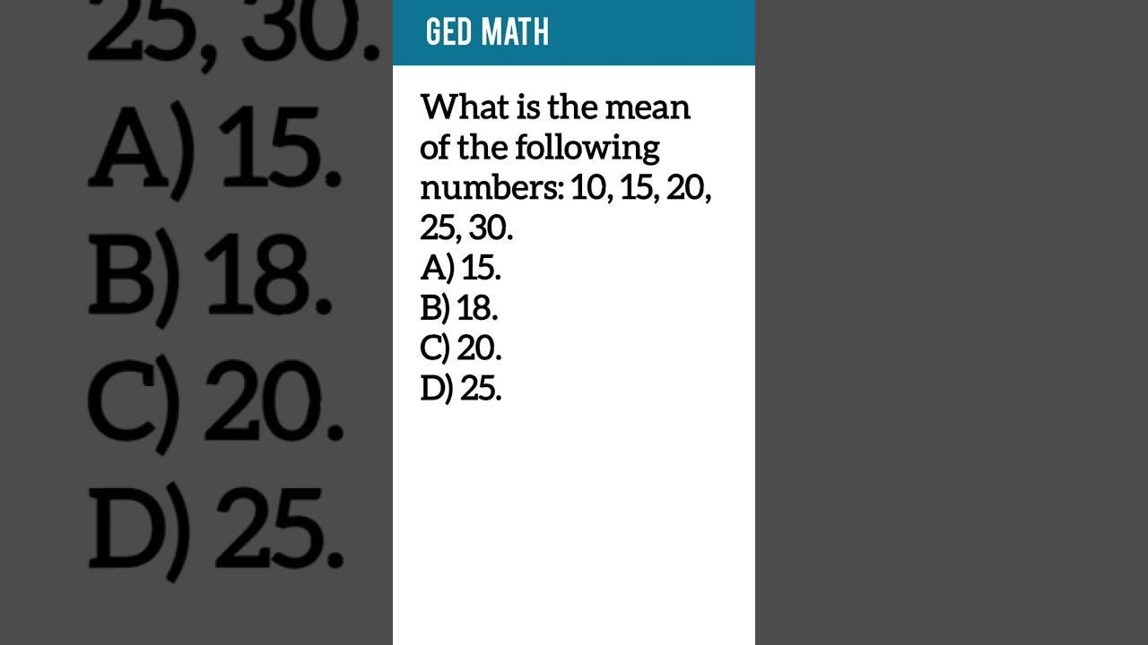 Ace Your GED Math Test 2025: Practice Questions & Tips 📚