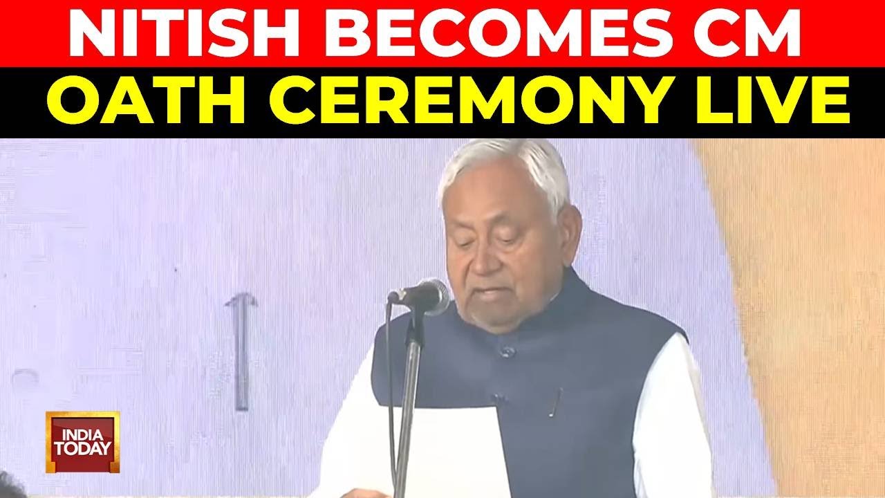 Nitish Kumar Sworn In as Bihar CM for Record 10th Time 🎉