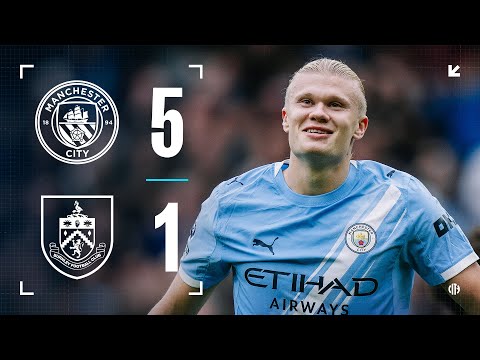 HIGHLIGHTS! City 5-1 Burnley | Haaland (2), Esteve OG (2), Nunes & Anthony Goals