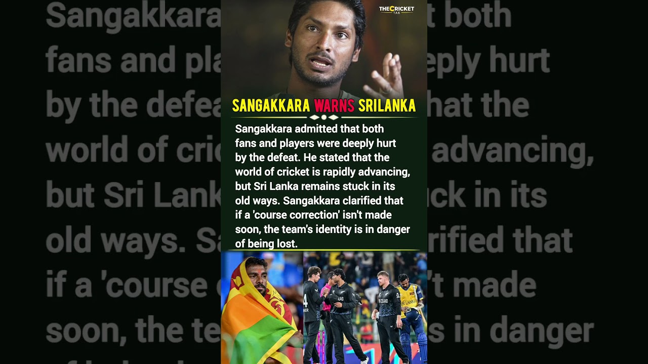 Sangakkara on Sri Lanka's T20W Cup Loss 😔