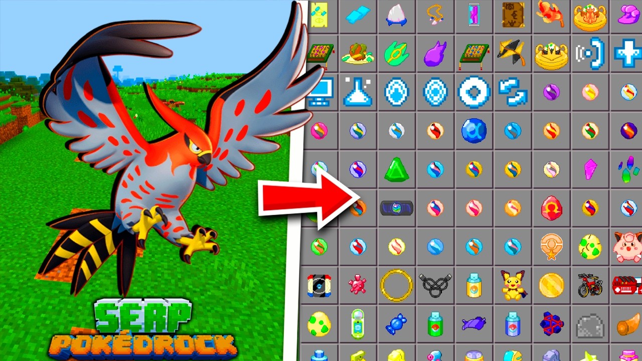 Addon Pokedrock Serp Atualizado para Minecraft 1.21.131+ 🎮