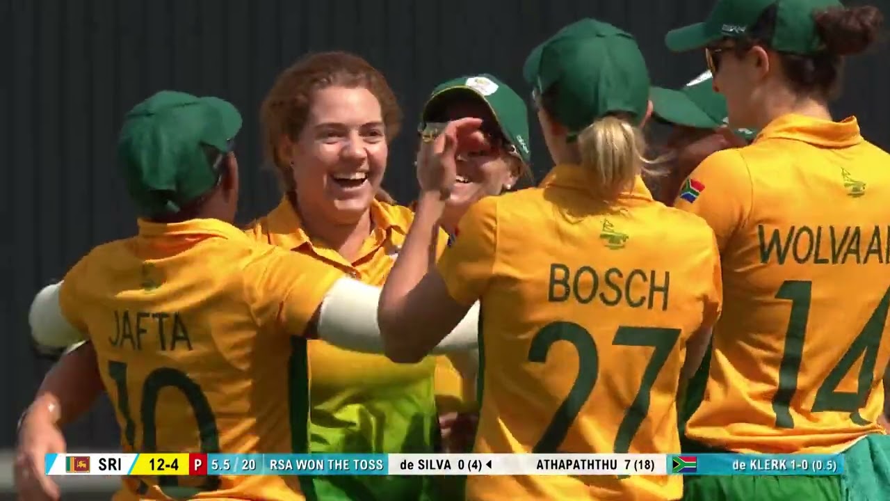 Nadine de Klerk Shines Bright in South Africa's Clash Against Sri Lanka 🇿🇦