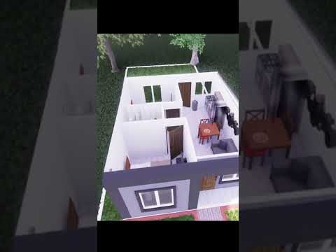 Ver plano de CASA 6X8 (Vista Previa) arquitectura y construcción #shorts