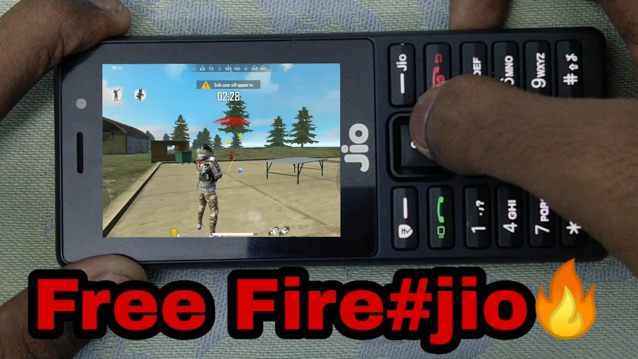 Free Fire Gameplay on JIO Phone 📱
