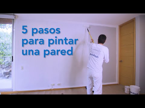 5 pasos para pintar una pared