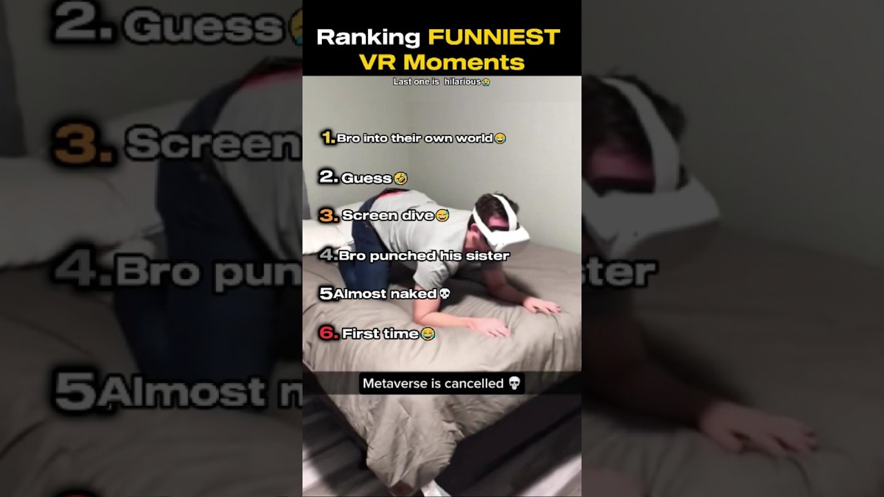 Top 10 Funniest VR Moments 🤣