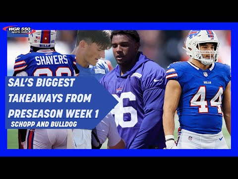 Sal Capaccio's Biggest Takeaways From The First Preseason Game Of The Season| Schopp and Bulldog
