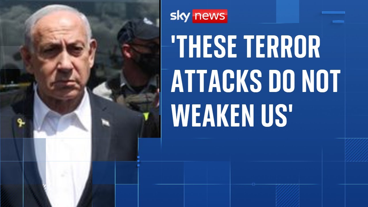 Israeli Prime Minister Benjamin Netanyahu Visits Jerusalem Shooting Scene