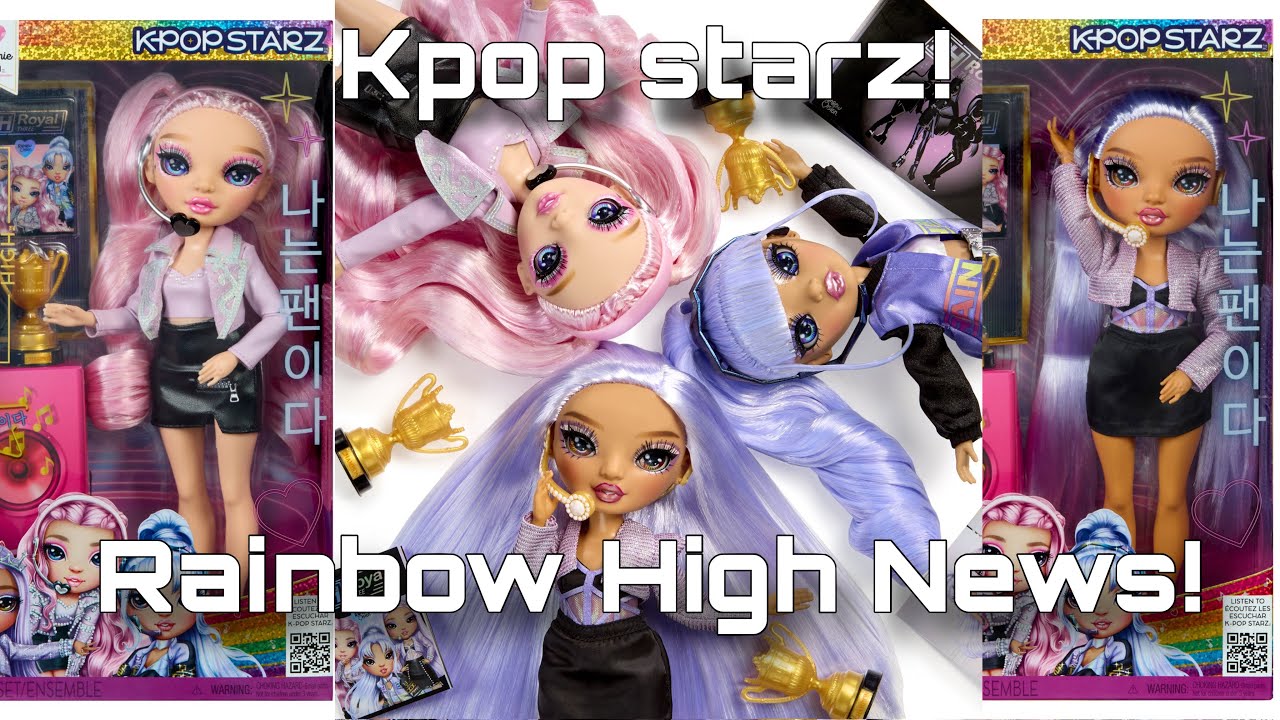 Rainbow High K-Pop Starz Dolls Unveiled 🌈