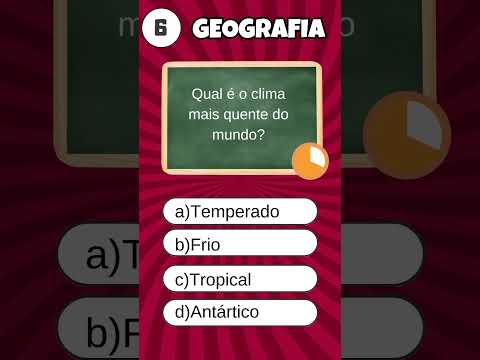 Quiz Geografica Niv Fundamental #6- #Perguntas e respostas #quiz #geografia