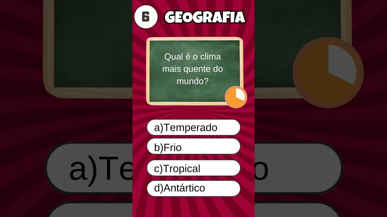 Quiz de Geografia Nível Fundamental #6: Teste seus conhecimentos sobre o mundo