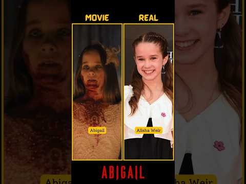 Abigail Movie vs Real Cast with Name #Abigail #Shorts #Cast