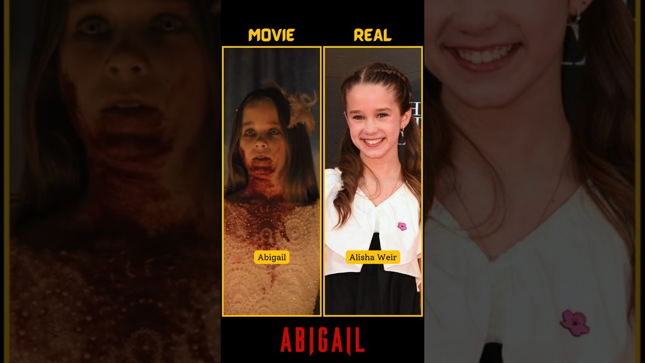 Abigail Movie vs Real Cast 🎬