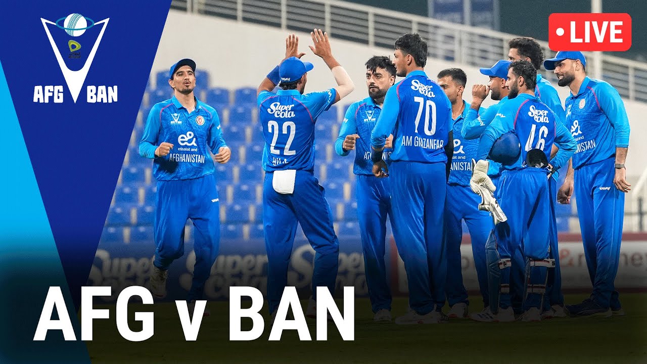 Live Cricket: Afghanistan vs Bangladesh 3rd ODI | October 14 in Sharjah 🏏