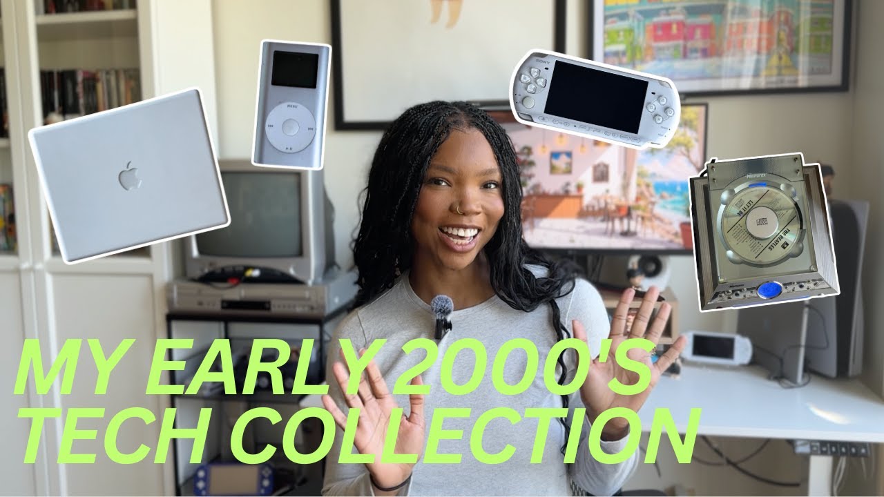 My Early 2000's Tech Collection | iPod Mini, PSP, CD Player, Apple iBook