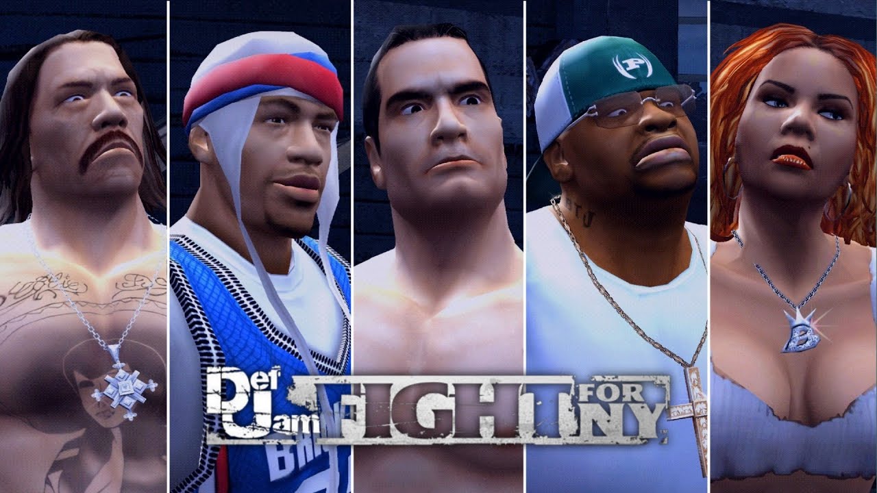 Def Jam Fight for NY - All Blazin Moves (All Characters) Intros & Win Poses