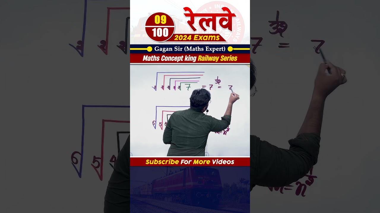 Railway 2024 Maths Concepts | Railway Series by Gagan Pratap Sir 🚆