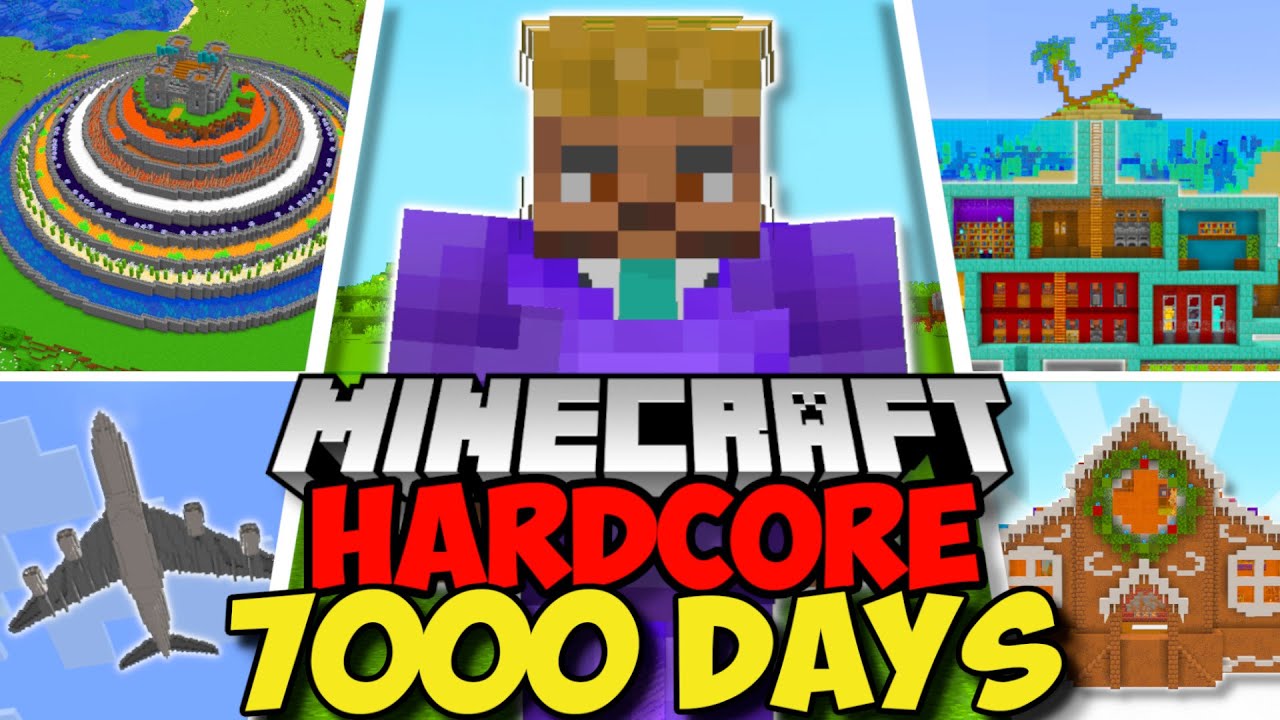 7000 Days Survived in Minecraft Hardcore 🎮