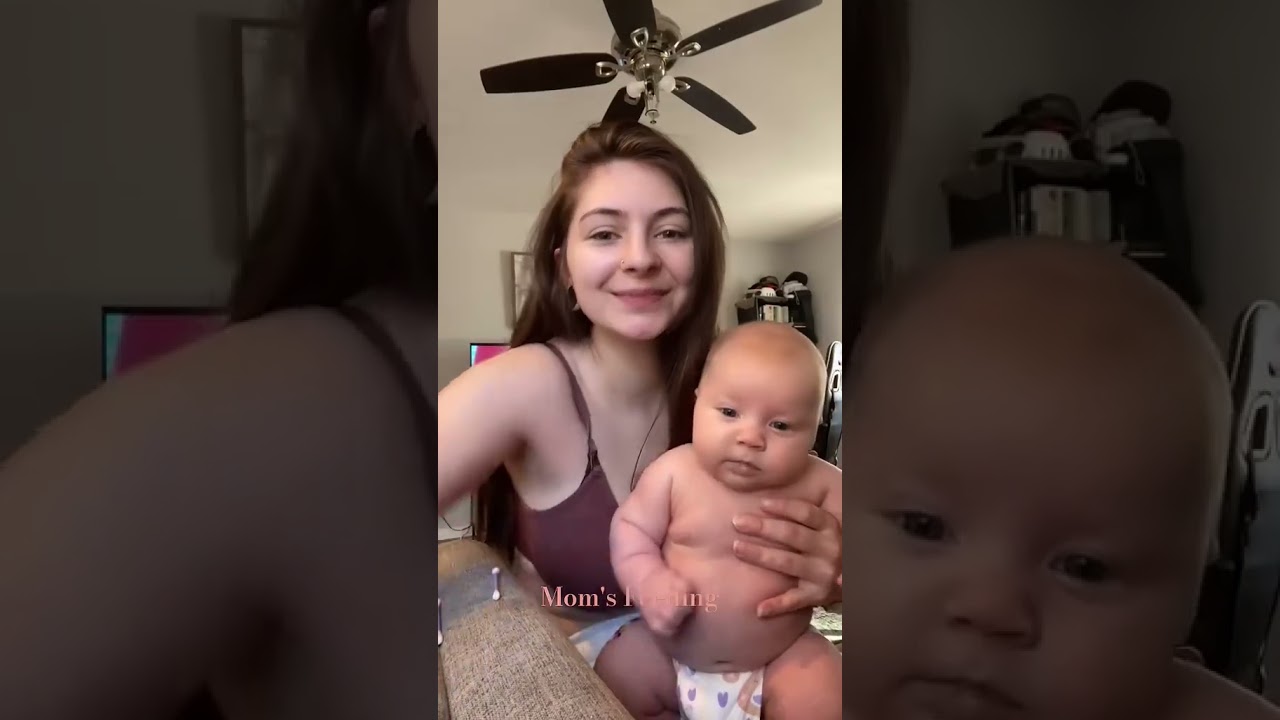 Adorable Mom & Baby Breastfeeding Vlog 🤱