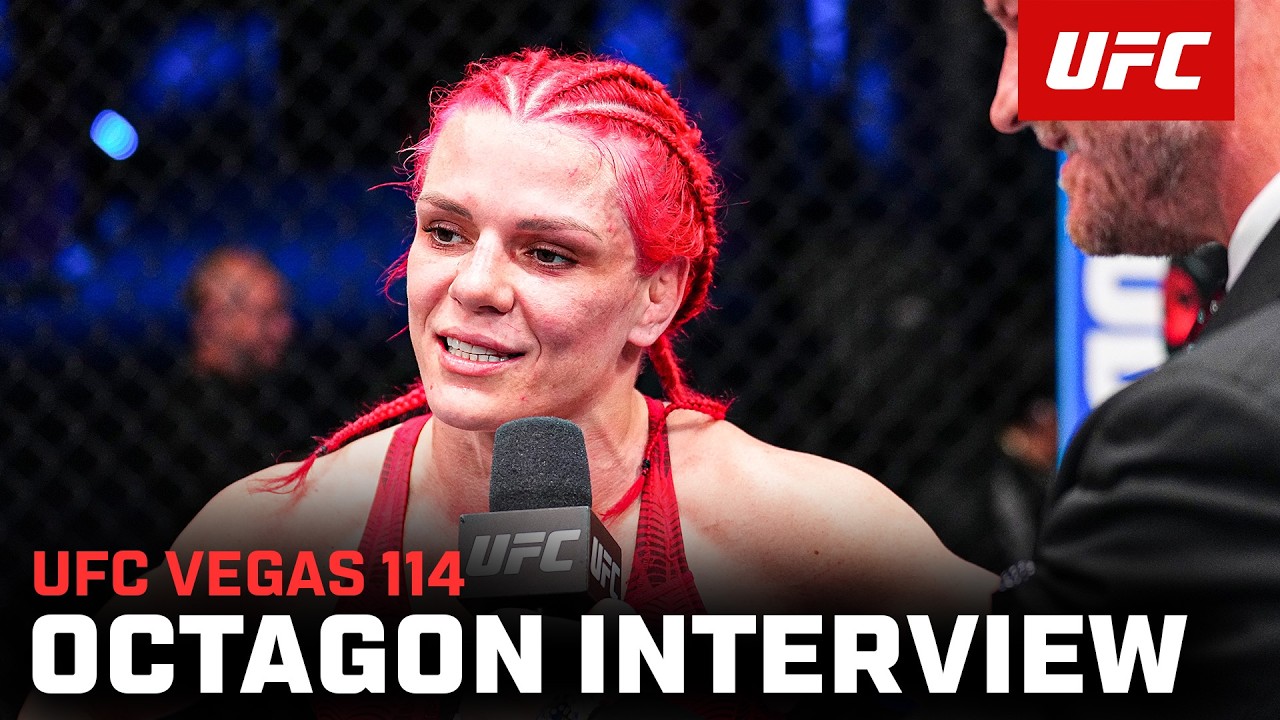 Gillian Robertson Interview | UFC Vegas 114 🥋