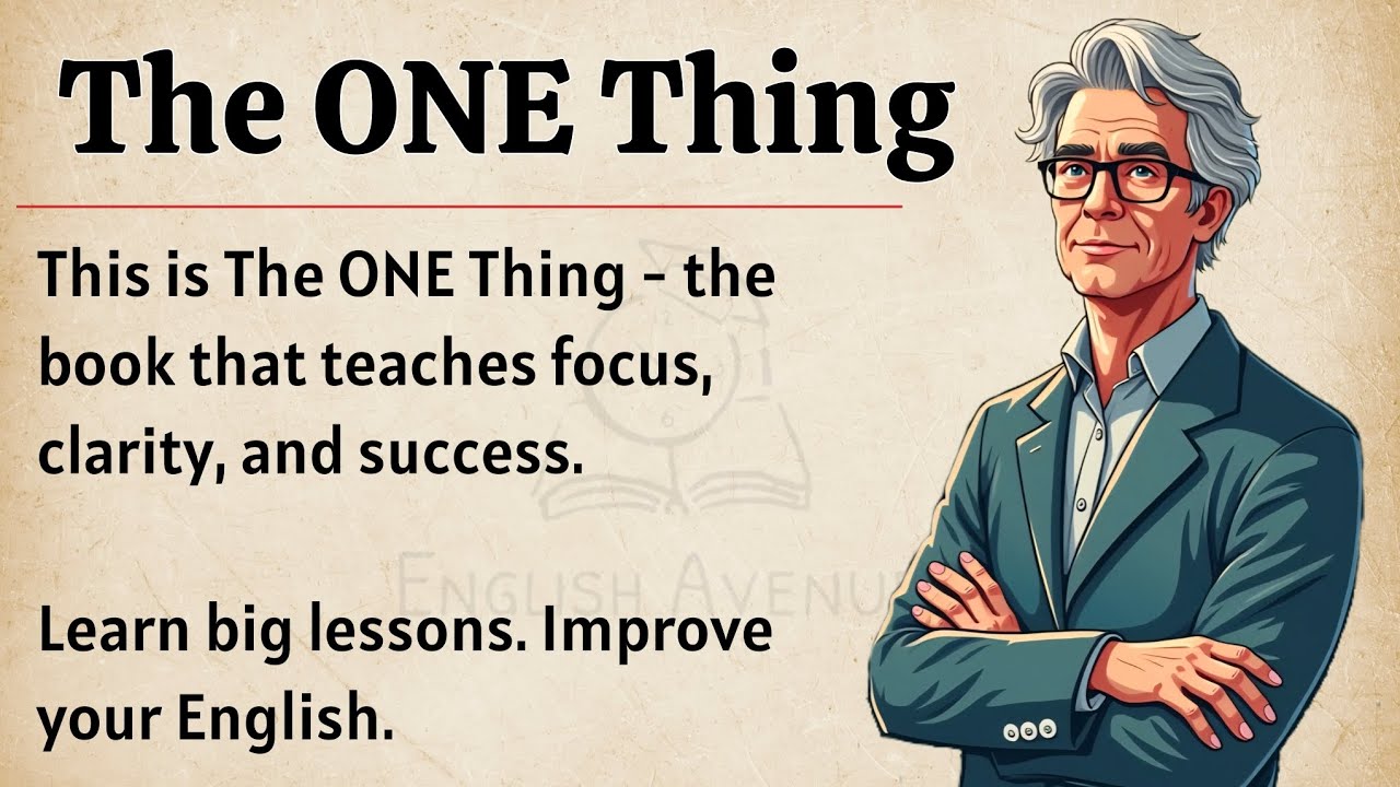 The ONE Thing: English Learning Through Book Summary | Graded Reader for Improving Your English