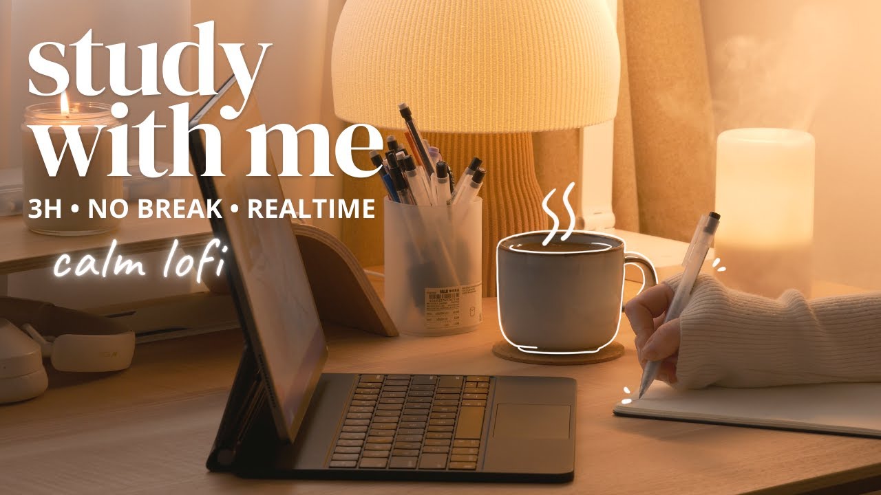 3-Hour Focus Study Session 🎶 No Break | Relaxing Lofi Music for Deep Concentration