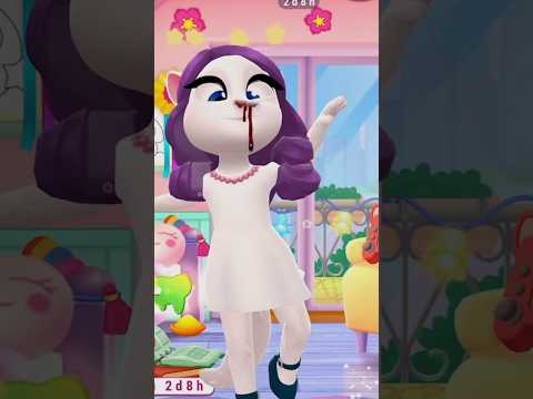 Tom doesn't want to eat #shorts #mytalkingtomfriends #mytalkingangela2