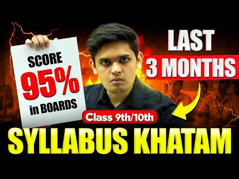 Last 3 Month Plan to Cover Syllabus ЁЯФе| Comeback Strategy| Class 9th/10th | Prashant Kirad