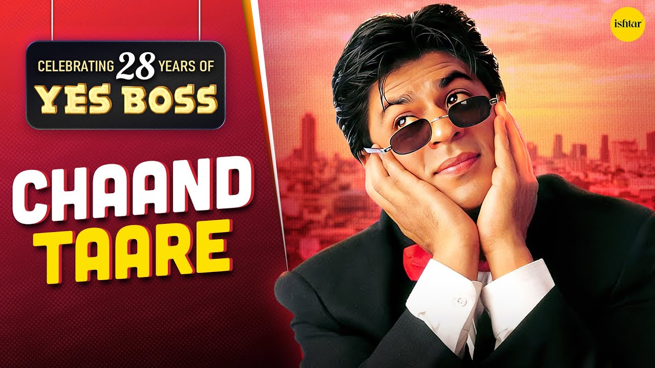 Chaand Tare HD Video | Shah Rukh Khan & Juhi Chawla | Yes Boss