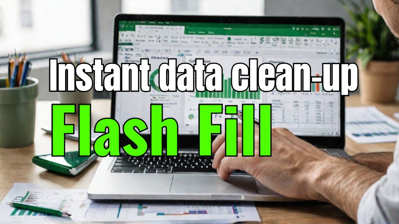 Excel Flash Fill for Easy Data Cleanup ✨