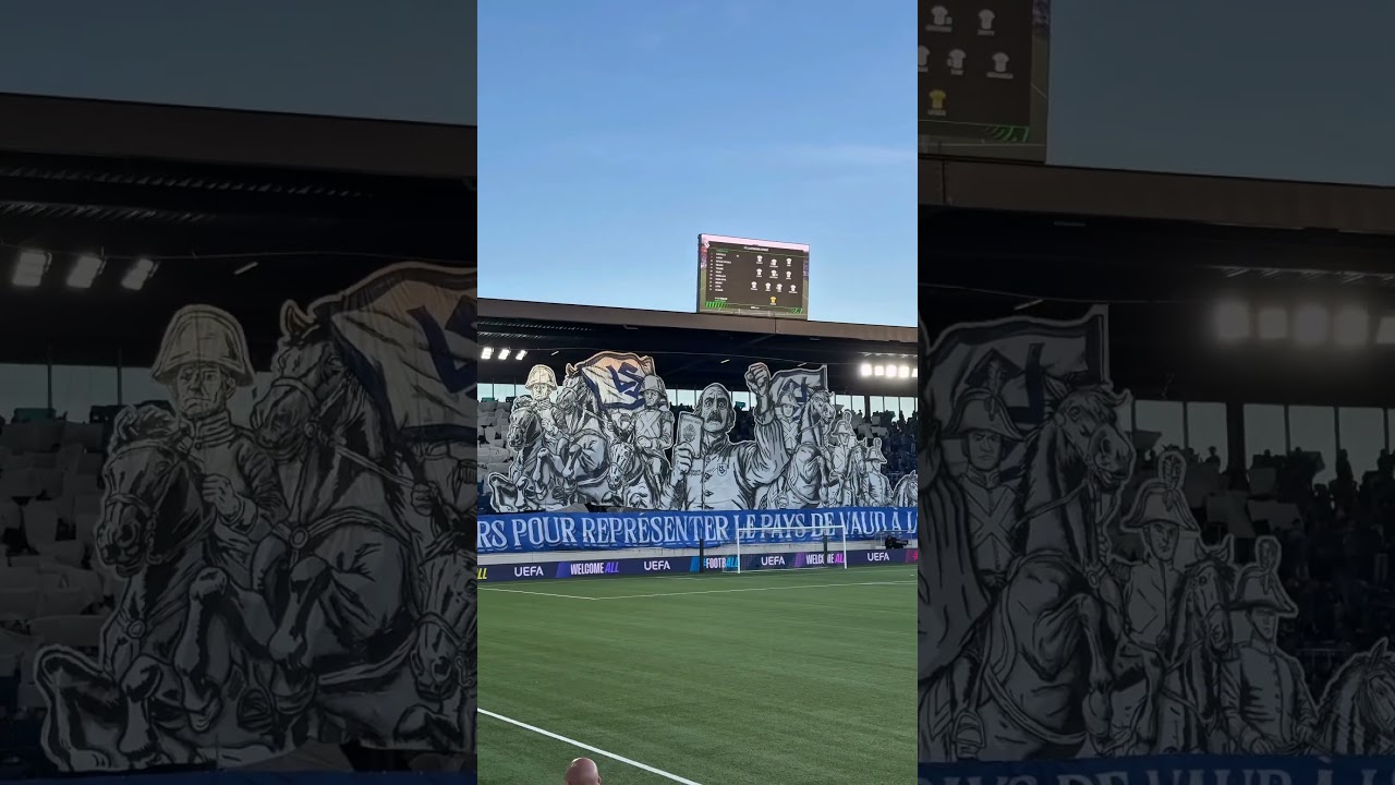 Le Tifo Époustouflant des Supporters du FC Lausanne Sport en Conference League ⚽