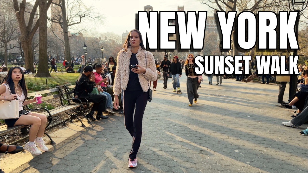 NYC Greenwich Village Sunset Walking Tour 🌸