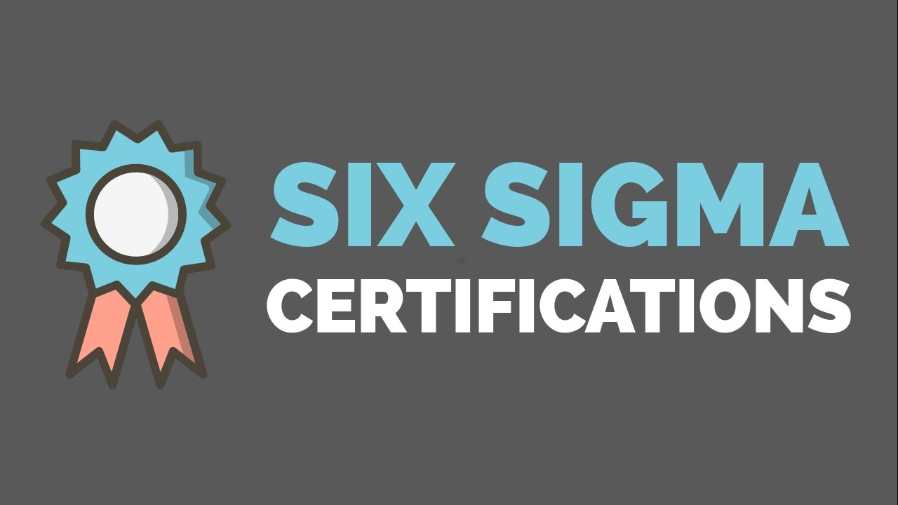Lean Six Sigma Certifications Explained