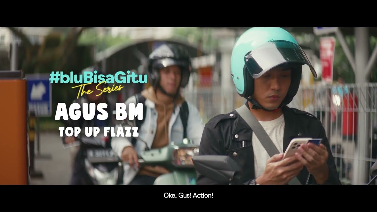 Agus BM Top Up Flazz Pakai Blu 🚗