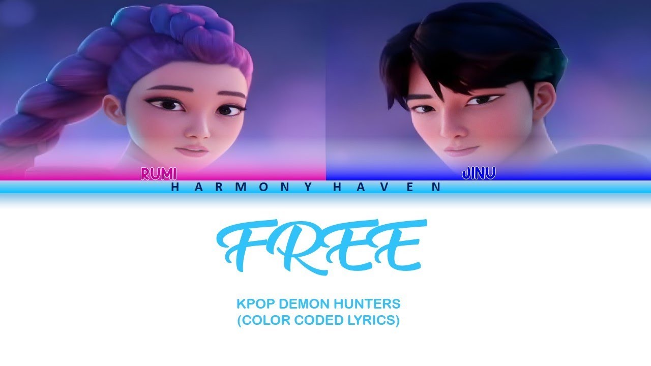 Free Color-Coded Lyrics for Rumi & Jinu's KPOP DEMON HUNTERS πΆ