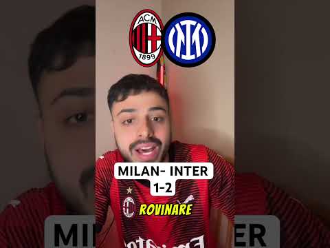 MILAN - INTER 1-2 , SCUDETTO INTER ๐ #seriea #calcio #derby #milaninter #fcinter #acmilan