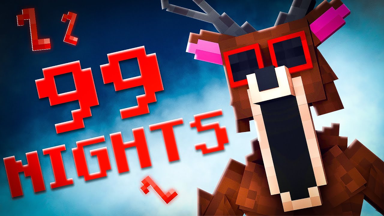 99 Nights - The Deer IN MINECRAFT (official song)