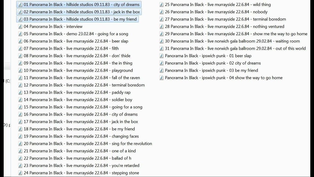 Panorama In Black - 1983 UK82 Punk Demo ๐ธ