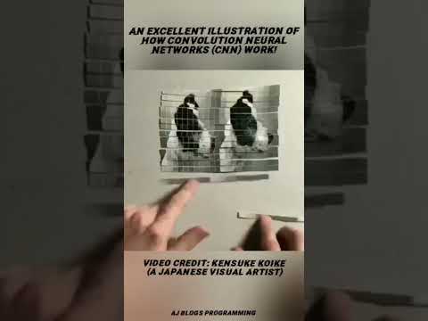 An excellent illustration of how CNN work! #artificialintelligence #deeplearning