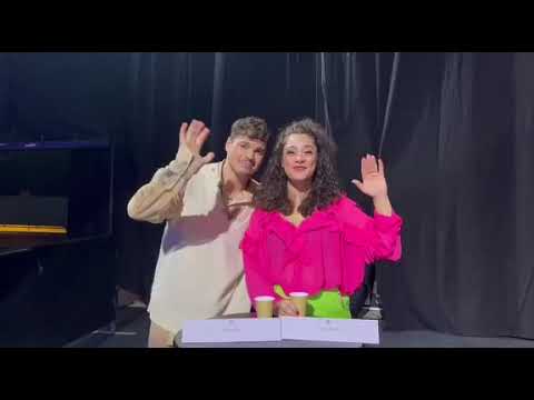 Greetings to EurovisionFun from Oscar Zia & Farah Abadi (Melodifestivalen 2022 hosts)
