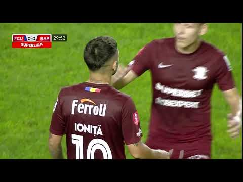REZUMAT: FC U Craiova - Rapid 1-0. Derby tensionat la Târgu Jiu